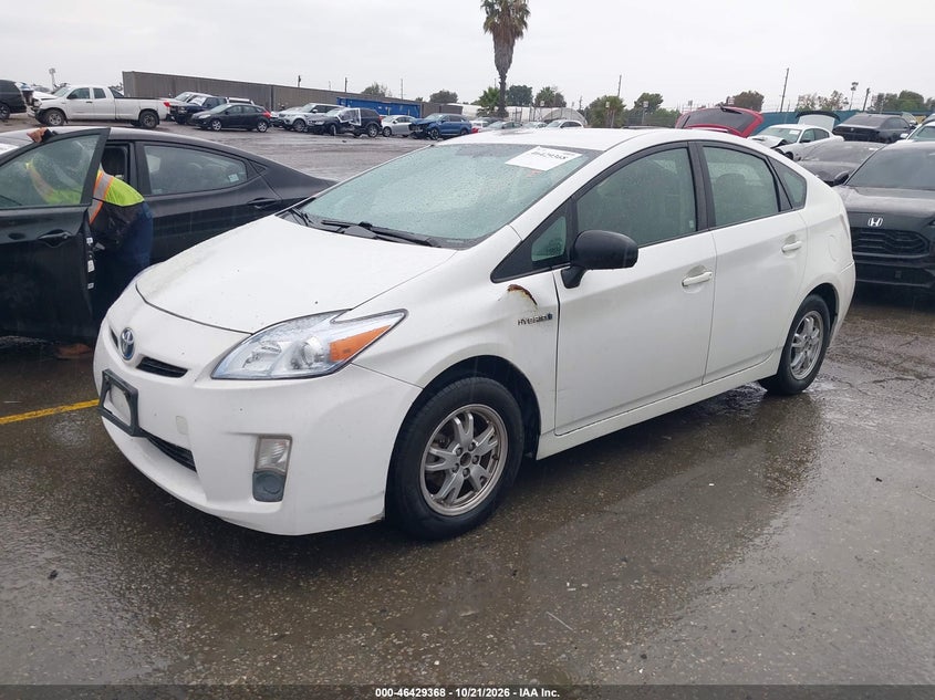2011 Toyota Prius Two, Обычный износ, IAAI, VIN JTDKN3DU3B0296630 — фото 2