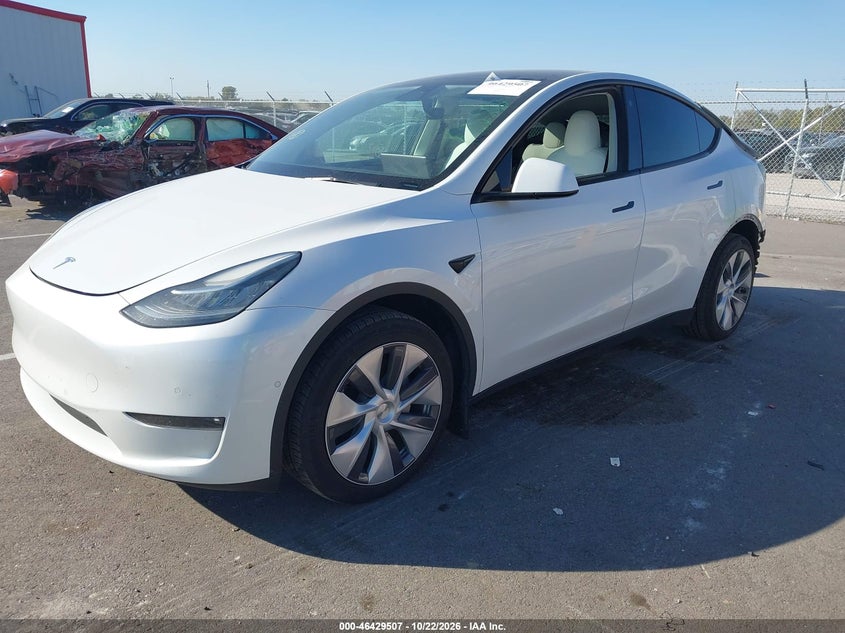 Vin: 5yjygdee0mf295179, lot: 46929865, tesla model y long range dual motor all-wheel drive 20212