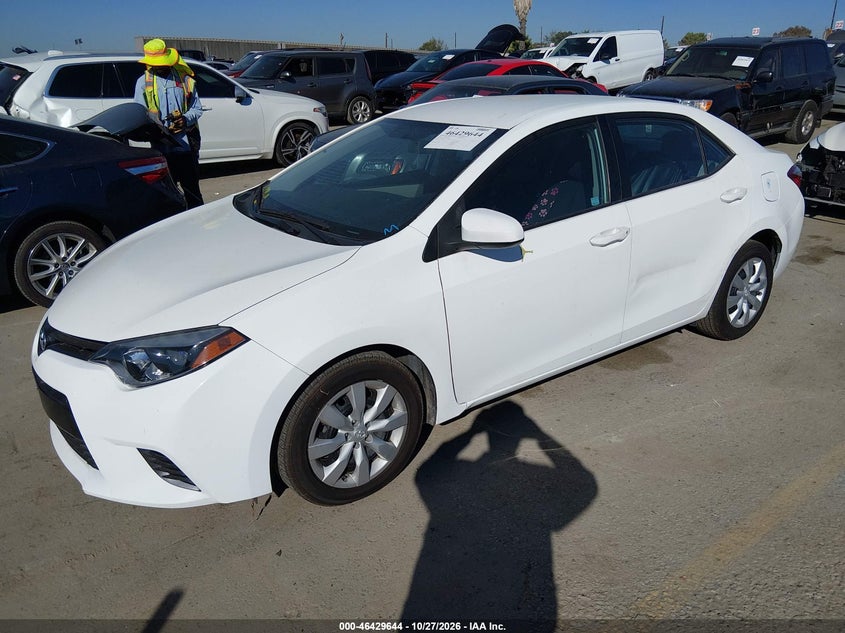 Vin: 5yfburhe2gp503529, lot: 46930002, toyota corolla le 20162