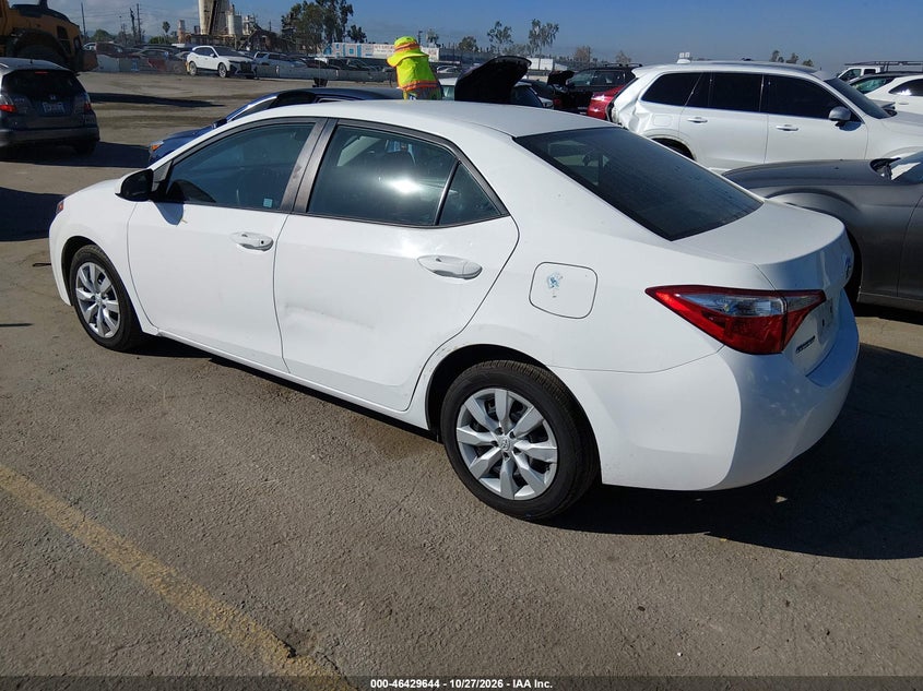 Vin: 5yfburhe2gp503529, lot: 46930002, toyota corolla le 20163