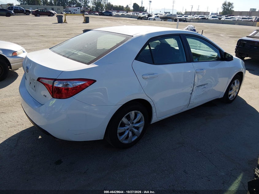 Vin: 5yfburhe2gp503529, lot: 46930002, toyota corolla le 20164