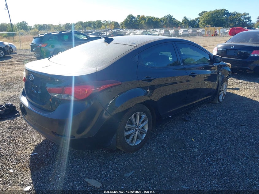 Vin: 5npdh4ae0gh721458, lot: 46930100, hyundai elantra se 20164