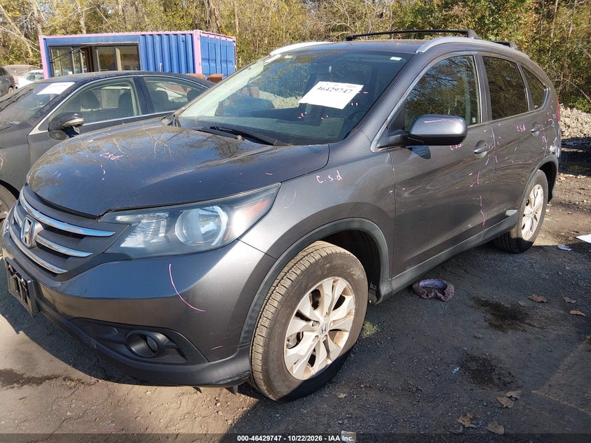 Vin: 2hkrm4h77ch634059, lot: 46930105, honda cr-v ex-l 20122
