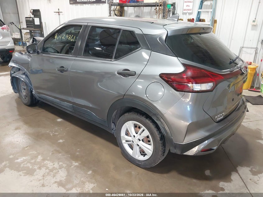 Vin: 3n1cp5bv1ml532089, lot: 46930219, nissan kicks s xtronic cvt 20213