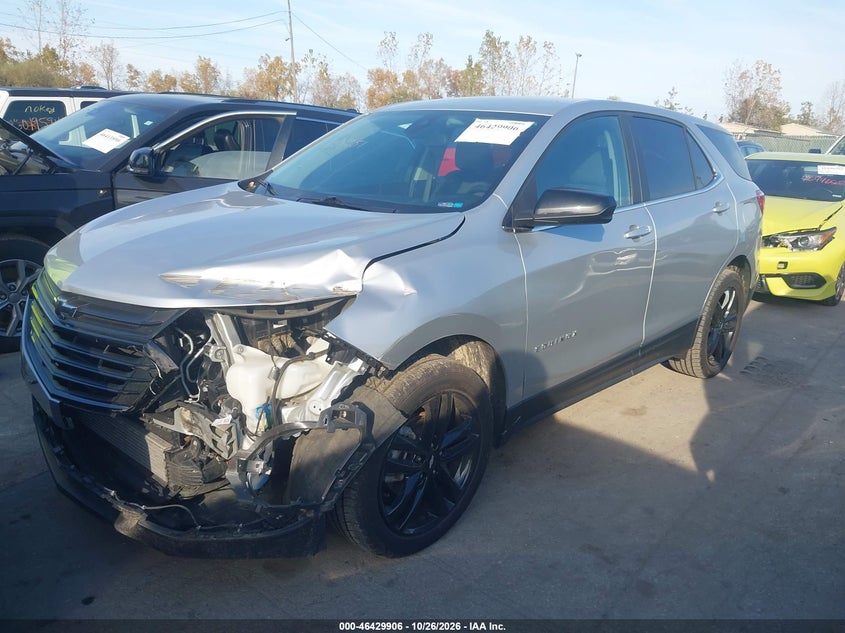 Vin: 3gnaxuev0ms182347, lot: 46930264, chevrolet equinox awd lt 20212