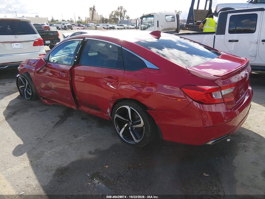 Vin: 1hgcv1f32ja016560, lot: 46930332, honda accord sport 20183