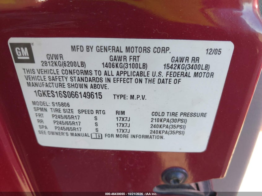 2006 GMC ENVOY XL SLT · Фото 9
