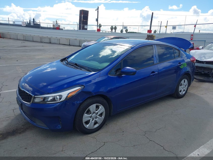 Vin: 3kpfk4a78he044094, lot: 46930516, kia forte lx 20172