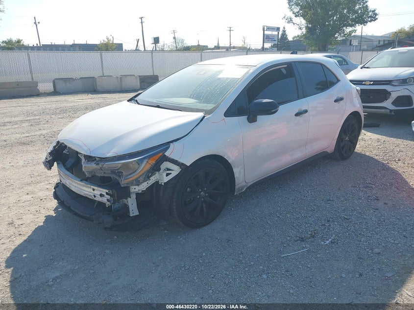 Vin: jtnd4mbe9n3184491, lot: 46930578, toyota corolla se nightshade edition 20222