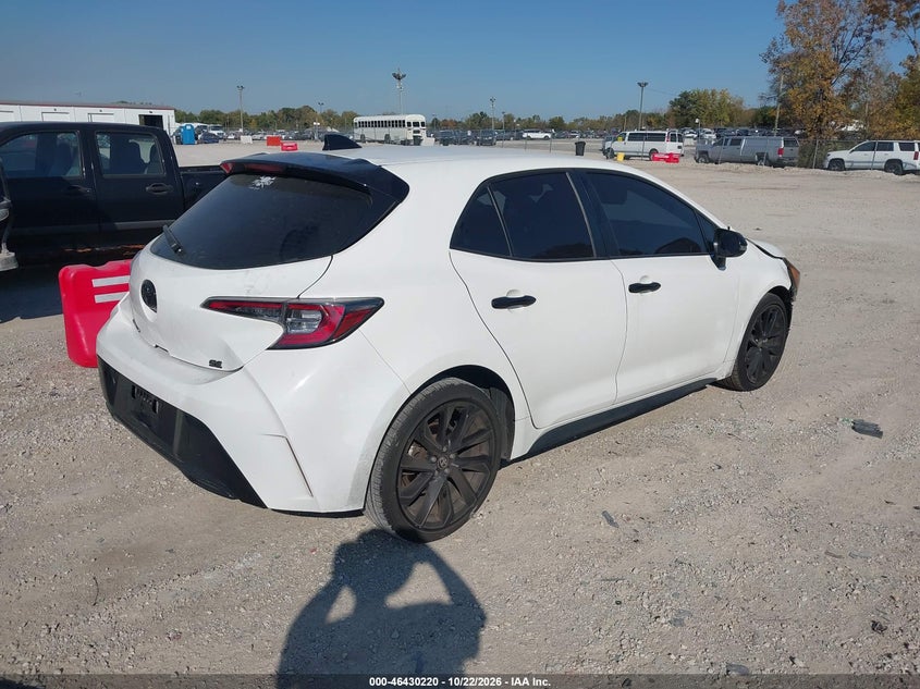 Vin: jtnd4mbe9n3184491, lot: 46930578, toyota corolla se nightshade edition 20224