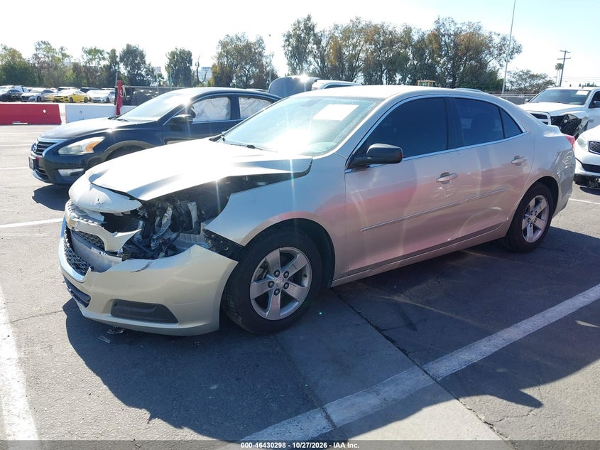 Vin: 1g11b5sl6ff300269, lot: 46930656, chevrolet malibu ls 20152