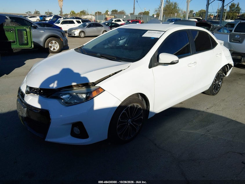 Vin: 5yfburhexgp443225, lot: 46930658, toyota corolla s plus 20162