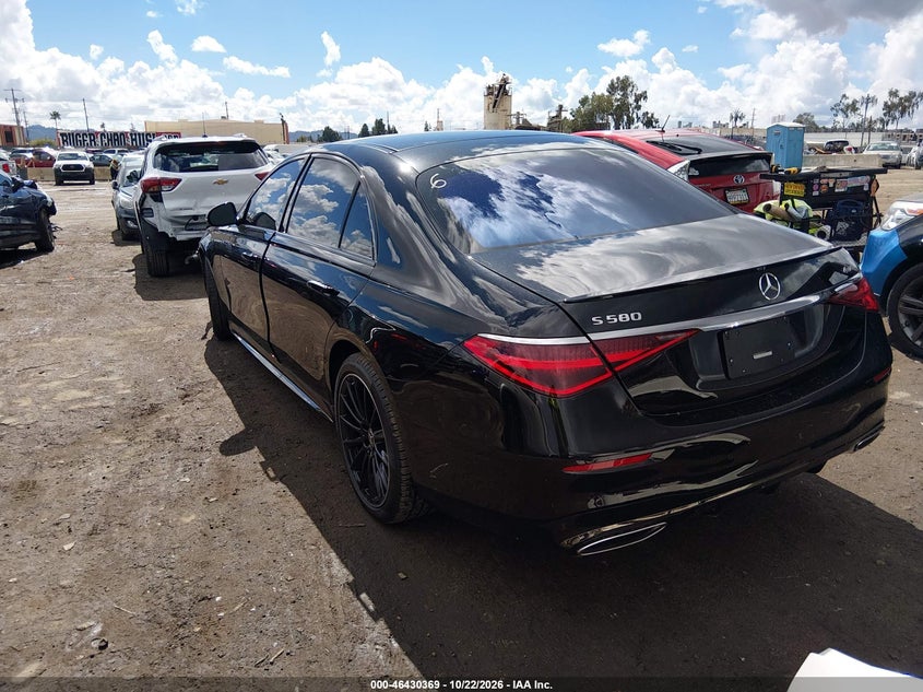 Vin: w1k6g7gb2sa327217, lot: 46930727, mercedes-benz s 580 4matic 20253