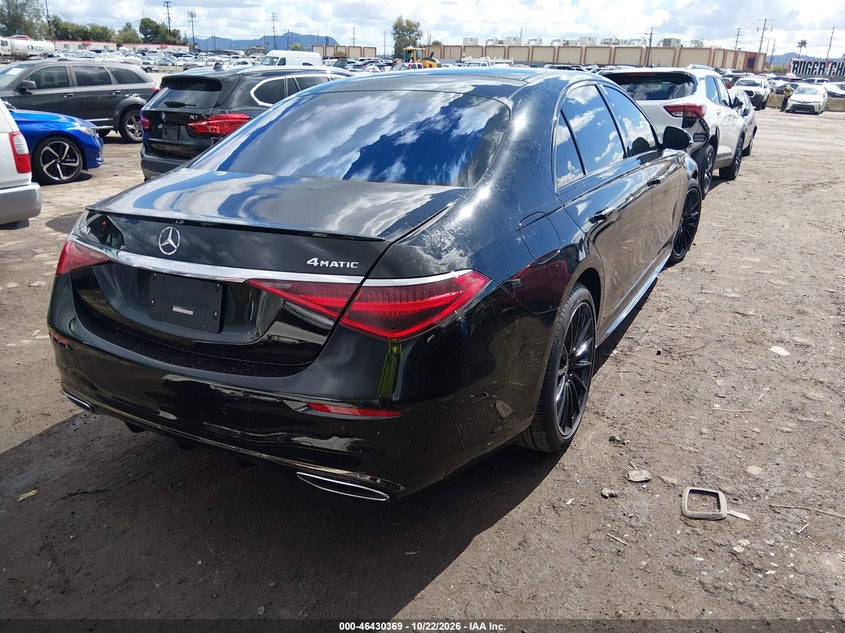 Vin: w1k6g7gb2sa327217, lot: 46930727, mercedes-benz s 580 4matic 20254