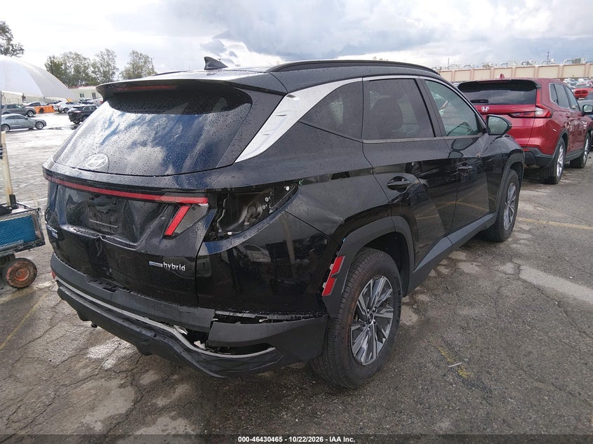 Vin: km8jbca1xnu011736, lot: 46930823, hyundai tucson hybrid blue 20224