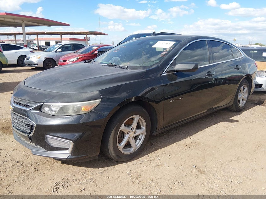 Vin: 1g1zb5st9jf230505, lot: 46930995, chevrolet malibu 1ls 20182