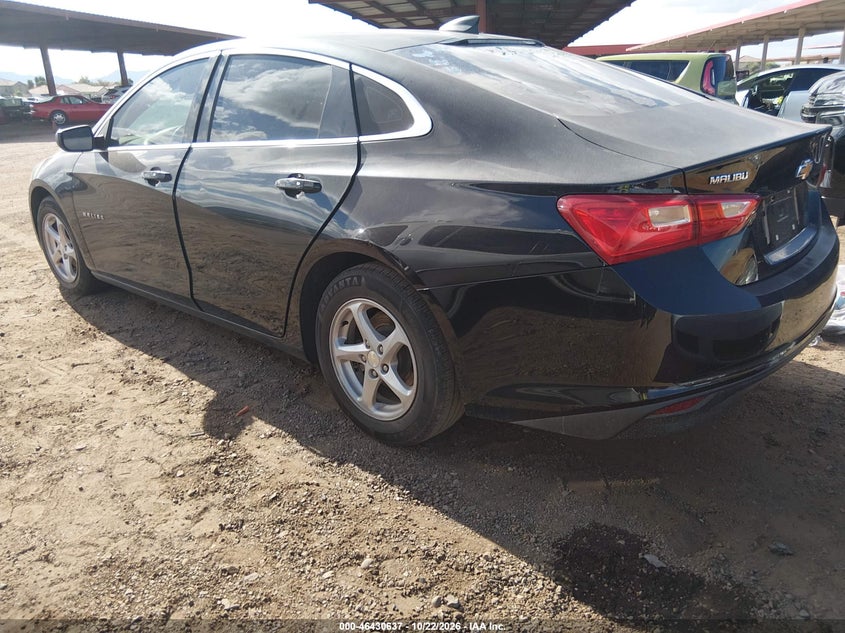 Vin: 1g1zb5st9jf230505, lot: 46930995, chevrolet malibu 1ls 20183