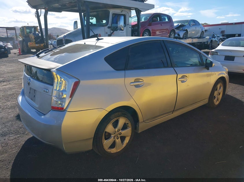 Vin: jtdkn3du3a0174963, lot: 46931002, toyota prius iii 20104