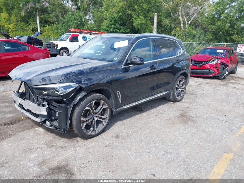2023 BMW X5 Sdrive40I, Front End, IAAI, VIN 5UXCR4C07P9P67354 — photo 2