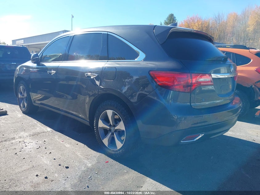 Vin: 5fryd4h2xeb016668, lot: 46931352, acura mdx 20143