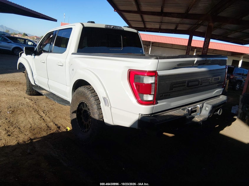 Vin: 1ftfw1rj8pfc55870, lot: 46931354, ford f-150 raptor 20233