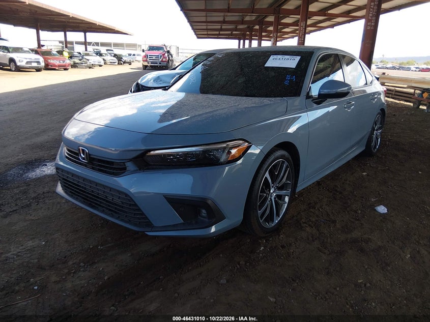 Vin: 2hgfe1f96ph318512, lot: 46931368, honda civic touring 20232
