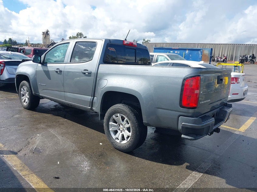Vin: 1gcgscea1n1293307, lot: 46931383, chevrolet colorado 2wd  short box lt 20223