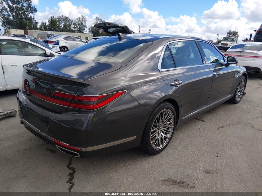 Vin: kmtf34pa6mu089483, lot: 46931411, genesis g90 3.3t premium rwd 20214
