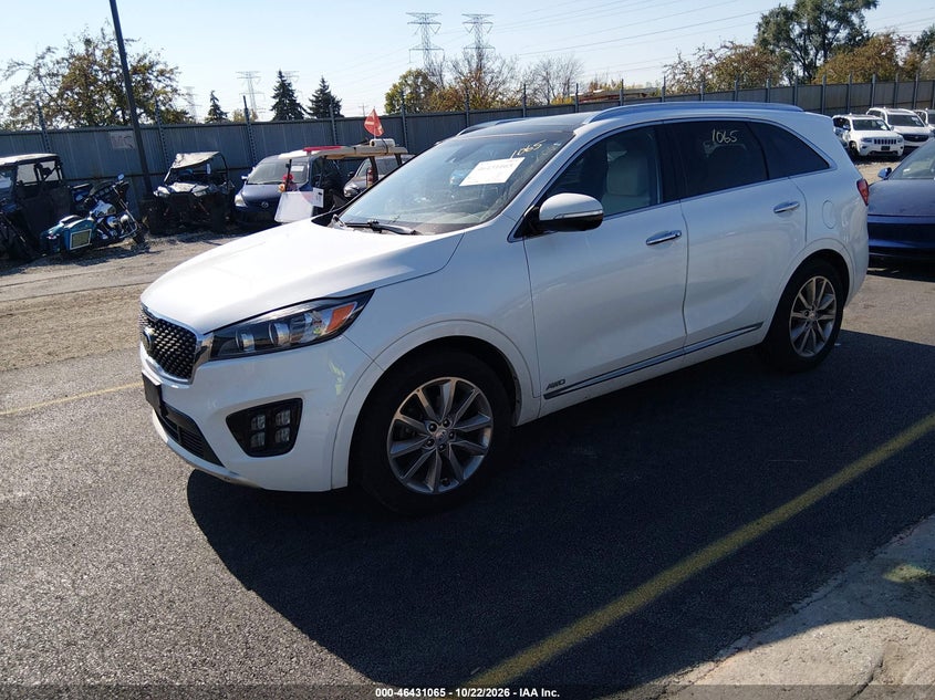Vin: 5xypkda54hg243147, lot: 46931423, kia sorento 3.3l sxl 20172