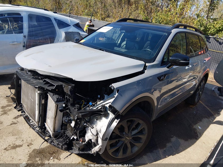 Vin: 5xyrhdlfxpg190031, lot: 46931448, kia sorento x-line ex 20232