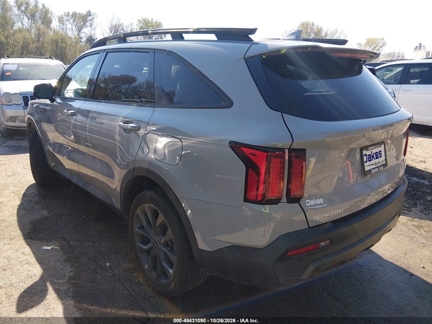 Vin: 5xyrhdlfxpg190031, lot: 46931448, kia sorento x-line ex 20233