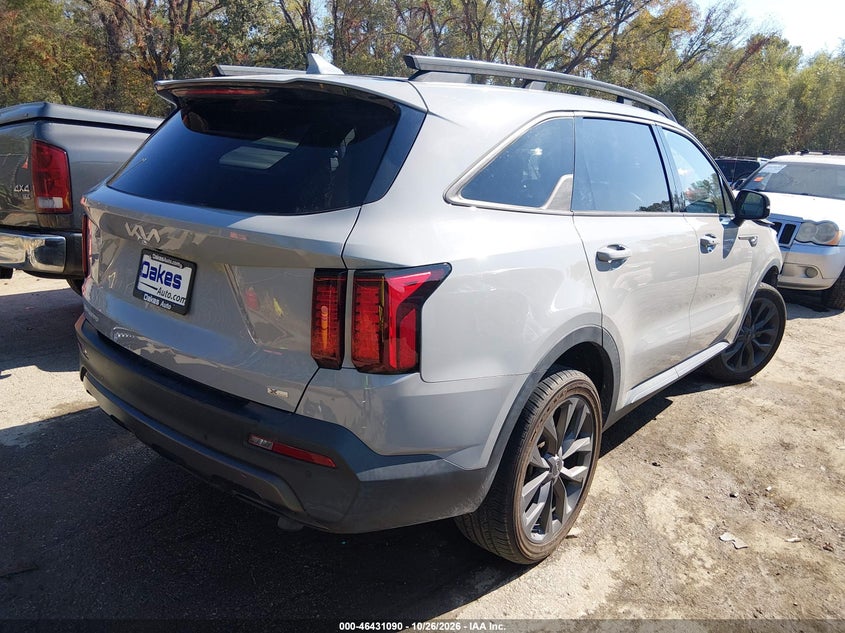 Vin: 5xyrhdlfxpg190031, lot: 46931448, kia sorento x-line ex 20234