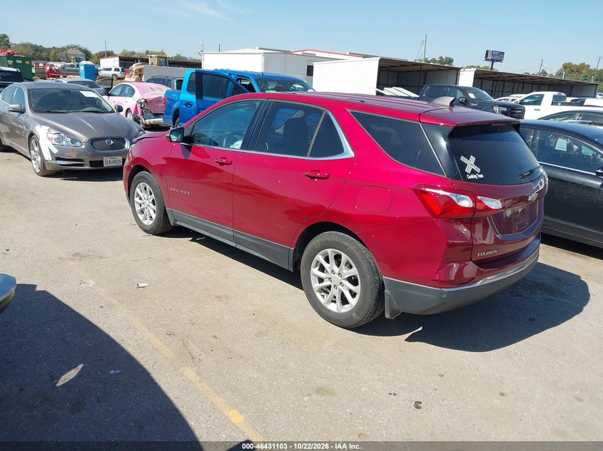 Vin: 2gnaxjev7j6289968, lot: 46931461, chevrolet equinox lt 20183