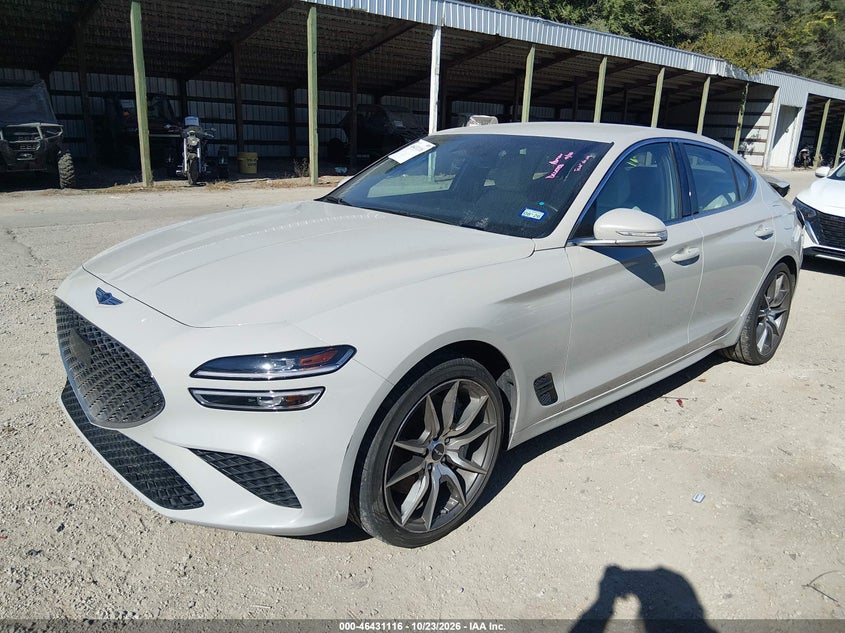 2025 Genesis G70 2.5T Awd, Удар сзади, IAAI, VIN KMTG34SCXSU153468 — фото 2