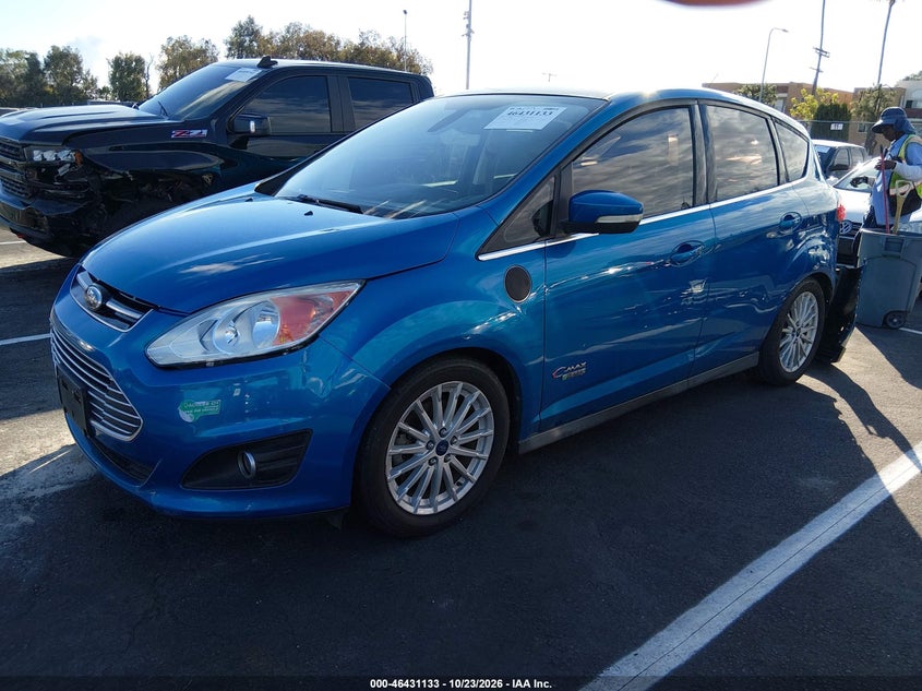 2014 Ford C-Max Energi Sel, Удар сзади, IAAI, VIN 1FADP5CU5EL513037 — фото 2