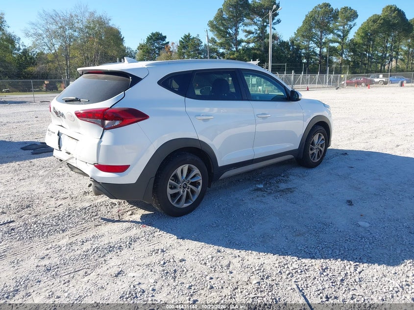 Vin: km8j33a40ju691115, lot: 46931498, hyundai tucson sel 20184