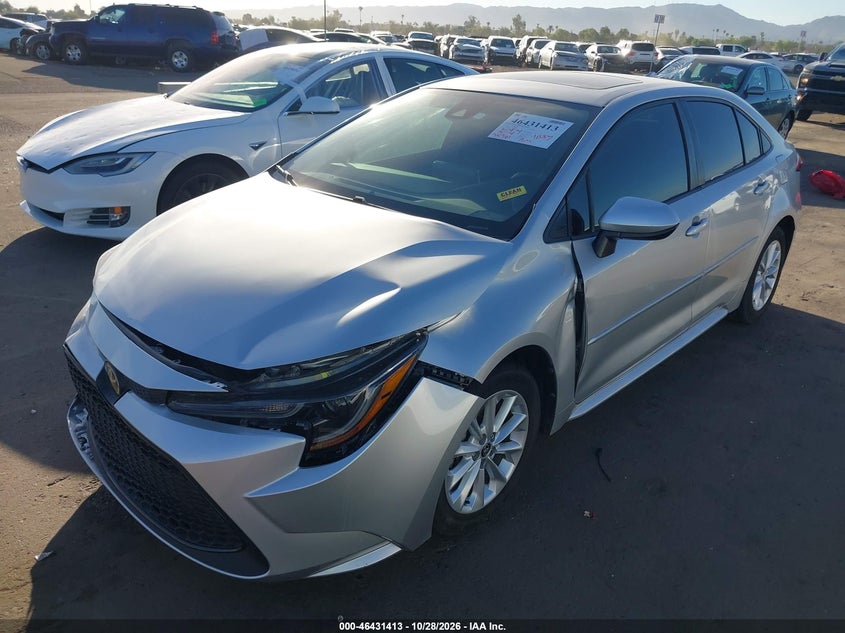 Vin: jtdhprae3lj029696, lot: 46931771, toyota corolla le 20202
