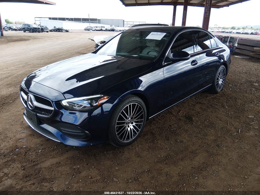 Vin: w1kaf4gbxnr037471, lot: 46931885, mercedes-benz c 300 sedan 20222