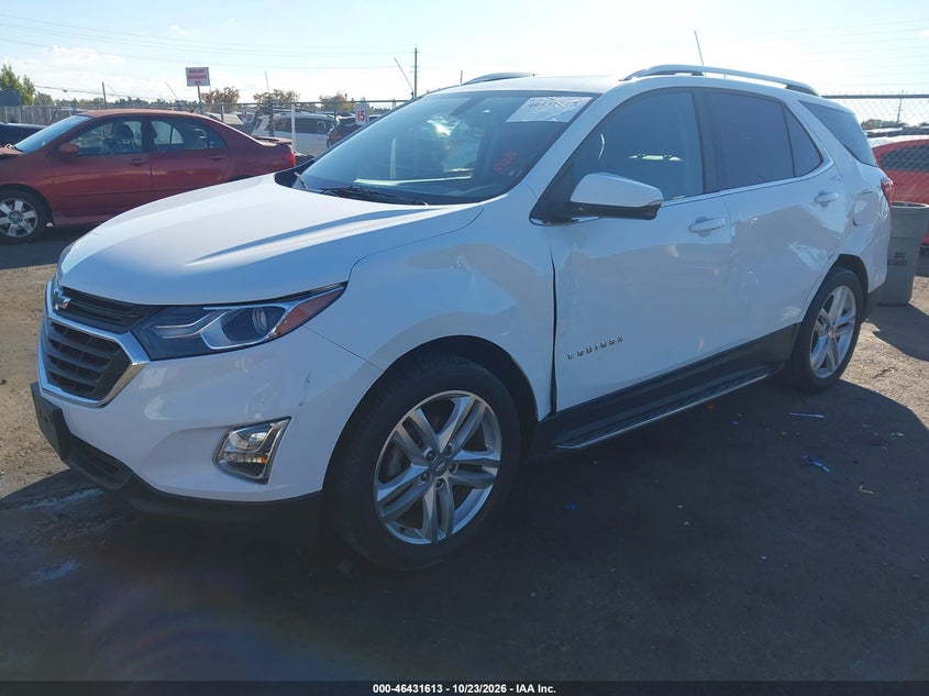 2019 Chevrolet Equinox Lt, Right Side, IAAI, VIN 3GNAXUEV5KS557999 — photo 2
