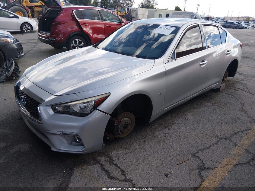 Vin: jn1ev7ar7jm440632, lot: 46931979, infiniti q50 3.0t luxe 20182