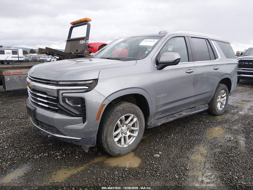Vin: 1gns6nrd2sr203133, lot: 46931982, chevrolet tahoe 4wd lt 20252