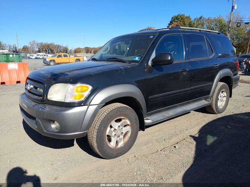 2003 Toyota Sequoia Sr5 V8, Normal Wear & Tear, IAAI, VIN 5TDBT44A63S195713 — photo 2