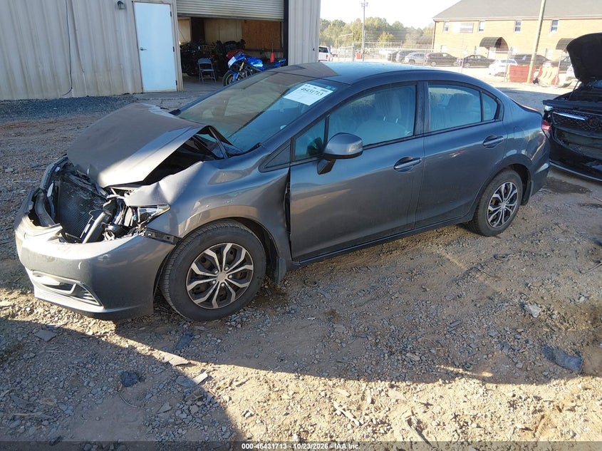 Vin: 2hgfb2f57dh554464, lot: 46932071, honda civic lx 20132
