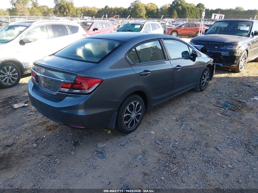 Vin: 2hgfb2f57dh554464, lot: 46932071, honda civic lx 20134