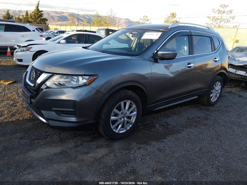 2018 Nissan Rogue Sv, Rear, IAAI, VIN KNMAT2MV3JP526709 — photo 2