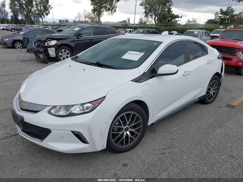 2017 Chevrolet Volt Premier, Левый зад, IAAI, VIN 1G1RD6S5XHU203384 — фото 2