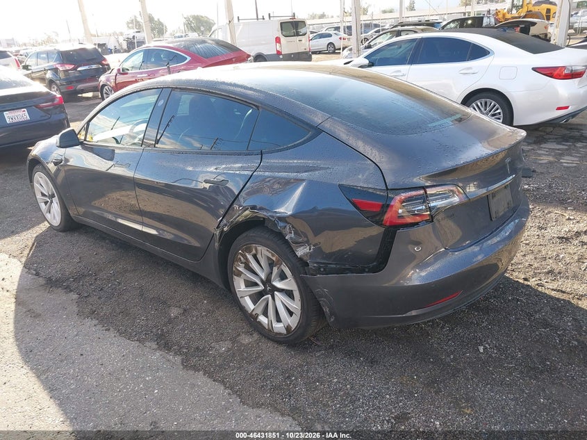Vin: 5yj3e1eb4nf183555, lot: 46932209, tesla model 3 long range dual motor all-wheel drive 20223