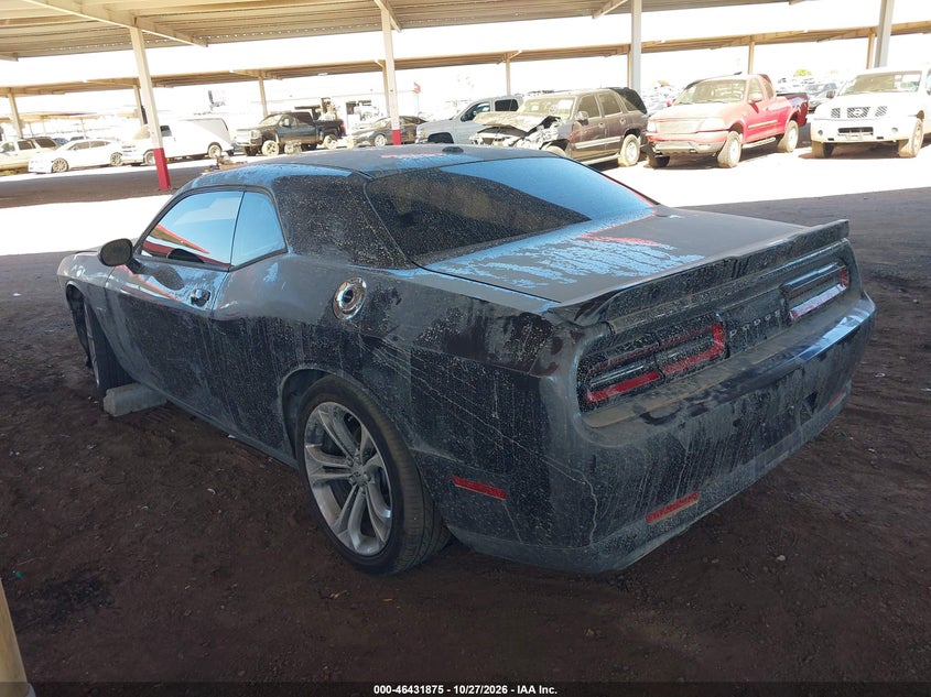 Vin: 2c3cdzbt2mh526472, lot: 46932233, dodge challenger r/t 20213