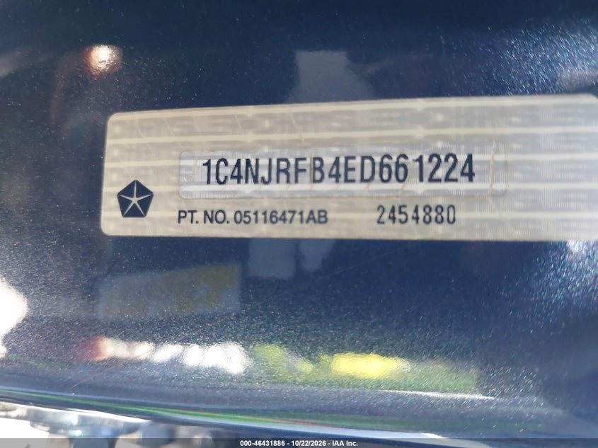 2014 JEEP PATRIOT LATITUDE · Фото 9