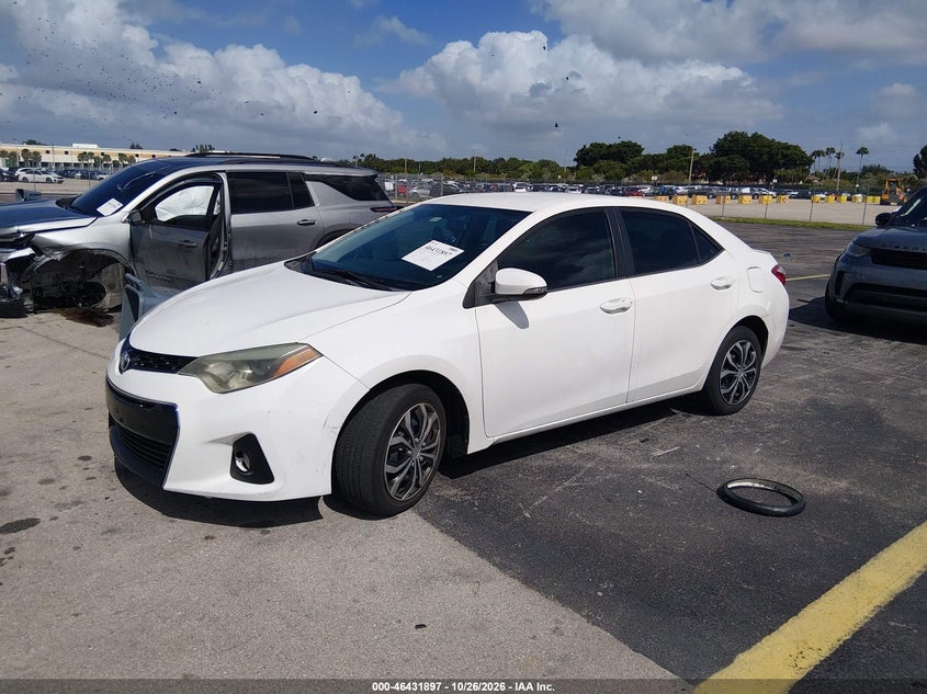 Vin: 5yfburhexep176245, lot: 46932255, toyota corolla s 20142